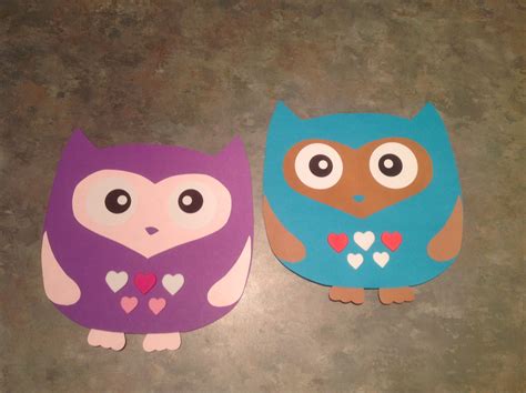 valentine owl heart crafts kids preschool valentine crafts