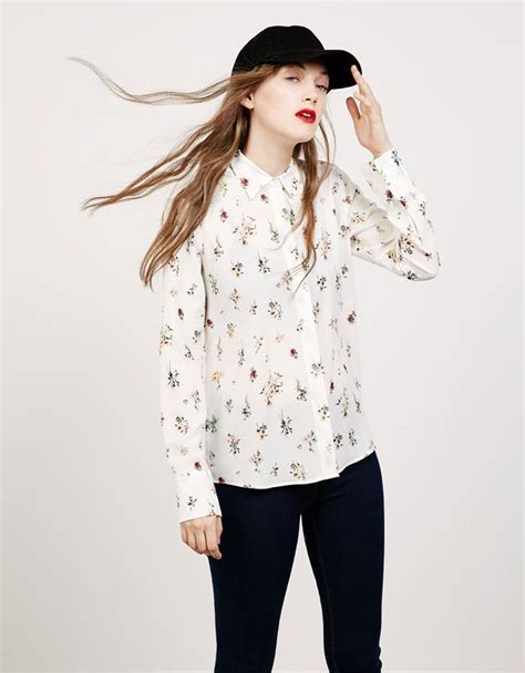 overhemden  collection dames bershka netherlands overhemd mode stijl blouses