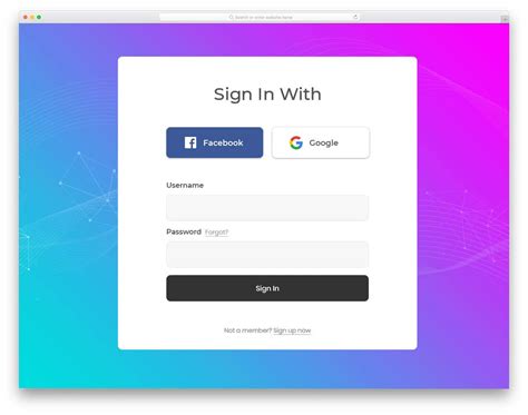 login page bootstrap examples   risk  logins