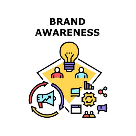 brand awareness clipart hd png brand awareness vector icon concept