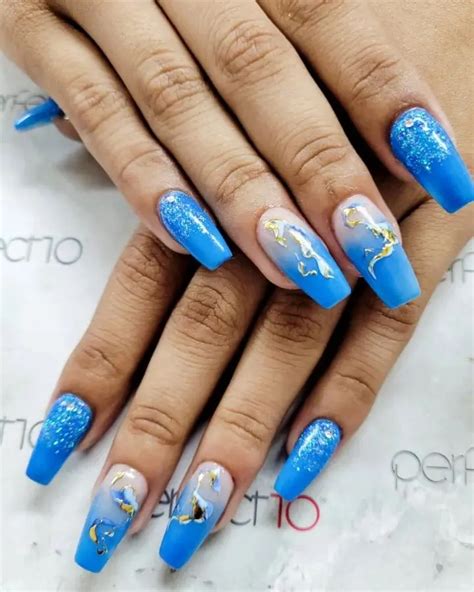 blue nail ideas  elevate   lovely nails  spa
