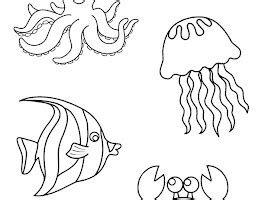 sea coloring pages  preschool coloring pages