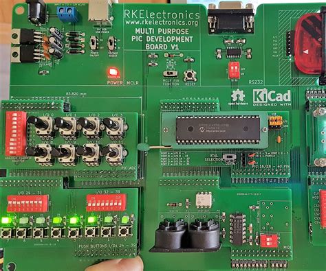 pic microcontroller development board system  steps instructables