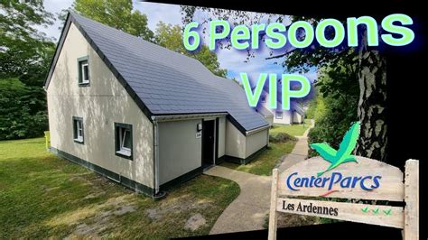 persoons vip les ardennes centerparcs youtube
