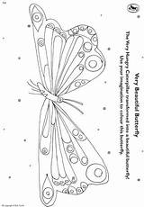 Butterfly Coloring Caterpillar Hungry Very Pages Colouring Raupe Nimmersatt Kleine Colour Malvorlage Printables Schmetterling Ausmalbild Kids Printable Sheets Scholastic Tsgos sketch template