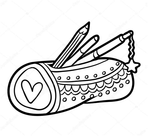 pencil case coloring pages   goodimgco