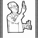 Pharmacist Coloring Printable Pharmacy Flash Pages Card Template sketch template