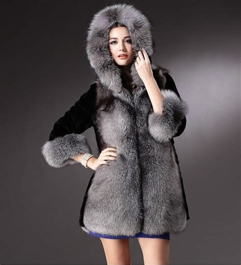 2017 luxury faux fur women s jackets winter warm jacket women fox fur