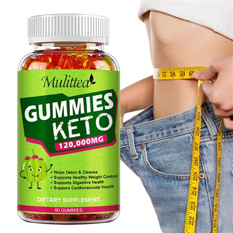 mulittea keto gummies weight loss supplement  mg fat burn