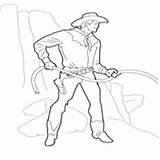 Cowboy Lasso Surfnetkids Coloring sketch template