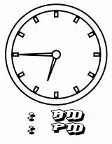 Clock Coloring Pages Time Clocks Wall Printable Shows Kids Circle Color Clipart Shaped Colouring Cuckoo Hora Steampunk Cliparts Beginners Es sketch template