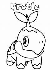 Turtwig Diamant Kleurplaten Perle Grotle Enton Pokémon Animaatjes Kleuren Ausmalbild Perl Pokemons Vit Picgifs Raskrasil sketch template