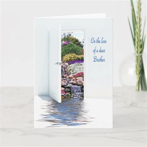 loss of brother sympathy card