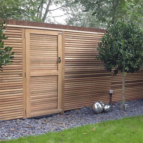 cm wide cedar slatted garden gate bevel edge slats  mm gaps