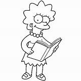 Simpson Dessin Coloriage Lisa Simpsons Colorier Coloring Pages Imprimer Des Marge Et Dessiner Non Homer Drawings Bam Colouring Color Les sketch template