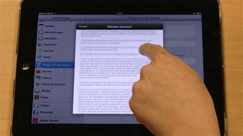 een apple account aanmaken  de ipad youtube
