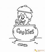 Coloring Cookie Date Kids sketch template