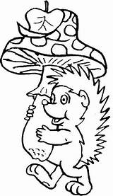 Hedgehogs Coloring Pages Fun Kids sketch template