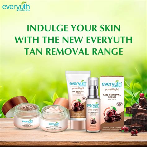 buy everyuth naturals tan removal pack chocolate and cherry 50 gm