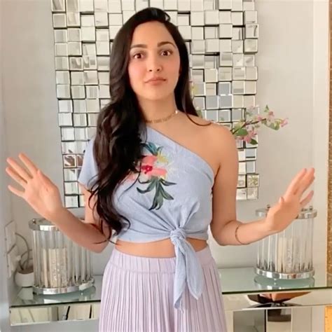kiara advani s romantic one shoulder crop top is perfect for your next