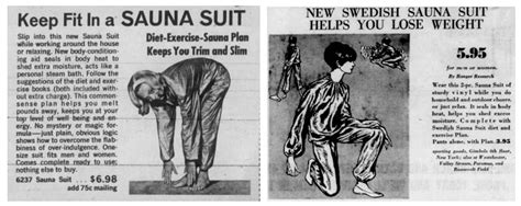 hot   bothered history   sauna suit