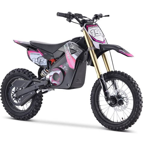 mototec  pro electric dirt bike  lithium pink