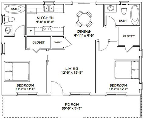 house  bedroom  bath  sq ft  floor plan instant  model    etsy