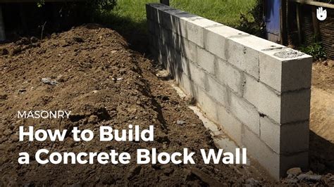 build concrete block wall electricitytax