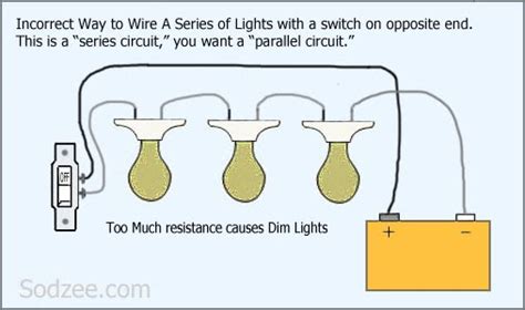 wiring diagram  lights  series