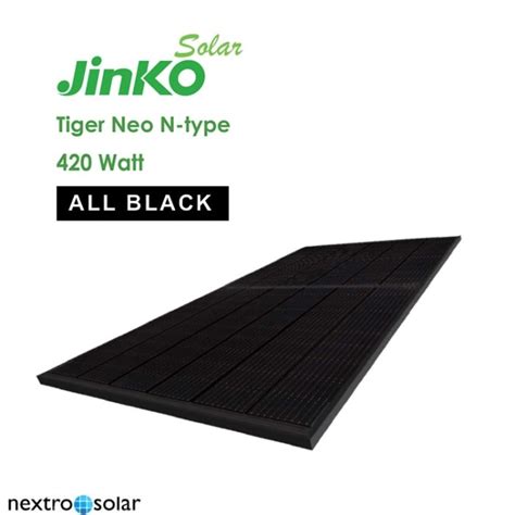 jinko tiger neo  type hl   watt full black solar photovoltaik