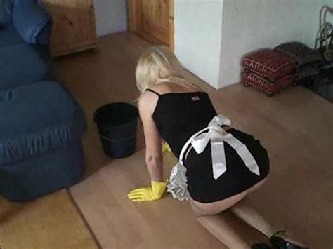 Amateur French Maid Fucked In Tight Cunt Uniform Porn