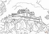 Edinburgh Castle Coloring Pages Drawing Scottish Potter Harry Scotland Printable Castles Supercoloring Getdrawings Color Select Category Printables Nature Print Choose sketch template