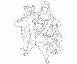 Phoenix Wright Capcom Marvel Vs Character Coloring Pages sketch template