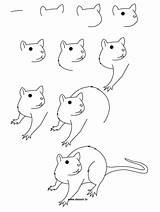 Arboreal Rodent sketch template