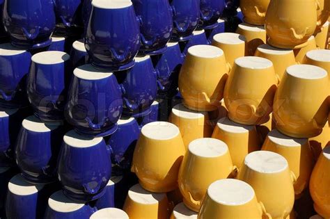 pottery   provence france stock photo colourbox
