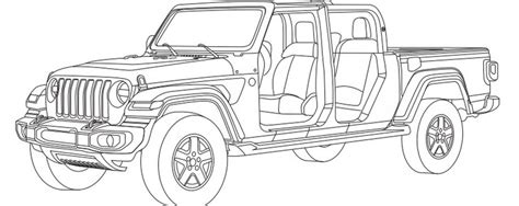 jeep gladiator coloring pages  xxx hot girl