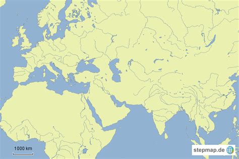 stepmap europa und asien landkarte fuer europa