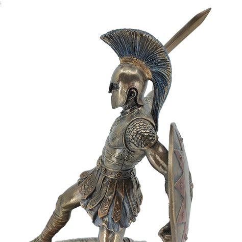 hector statue hero   trojan war figurine bronze hector etsy