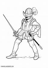 Conquistador Guardia Explorers Colorkid sketch template