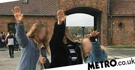 Three Girls Spark Outrage After Doing Nazi Salutes Outside Auschwitz