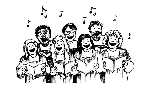 christmas choir clip art group picture image  tag