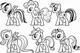 Pony Little Colouring Sheets Mane Ponies Poni Fanpop La Magia Amistad sketch template
