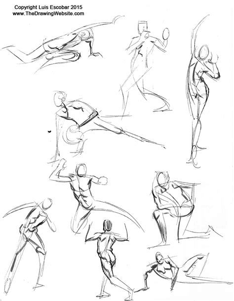 key  flow power  dynamism mastering gesturethe drawing