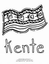 Coloring Pages Kwanzaa Cloth Kente Adinkra Symbols Getcolorings Giggletimetoys Printable Getdrawings sketch template