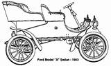 1903 Sedan Henry sketch template