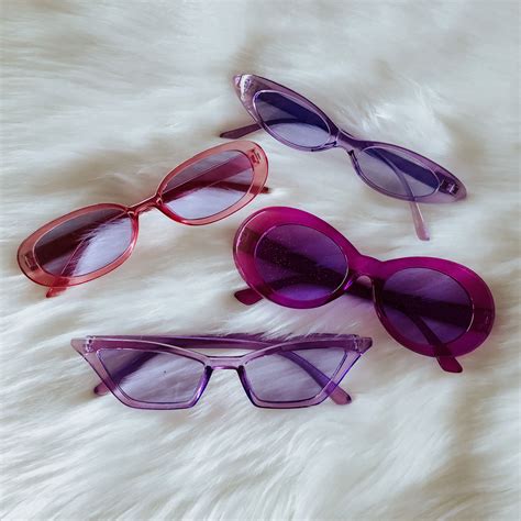 Purple Daydream Fashion Eye Glasses Trendy Glasses Funky Sunglasses