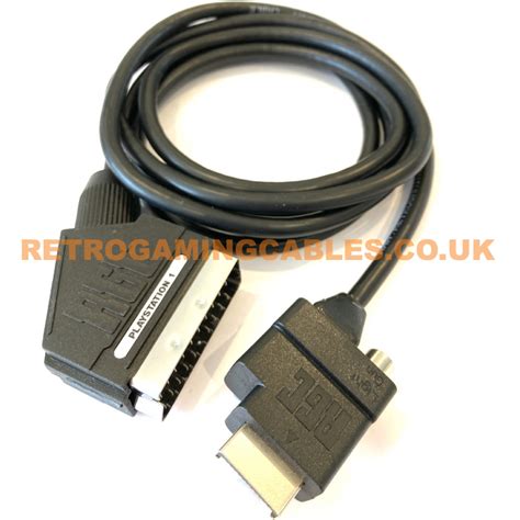 sony playstation  ps slim rgb scart cable packapunch