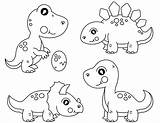 Dinossauro Dinossauros Píntar sketch template
