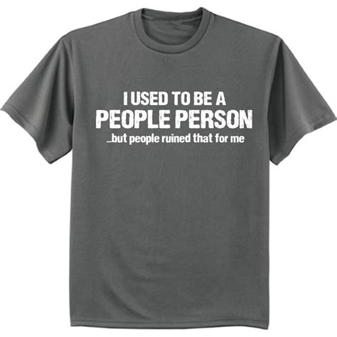 Decked Out Duds Not A People Person Funny T Shirt Graphic Tee For Men