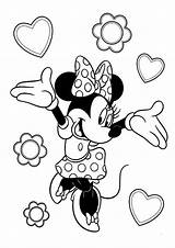 Coloring Minnie Mouse Pages Z31 sketch template